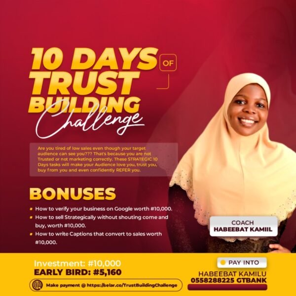 10 days of building trust